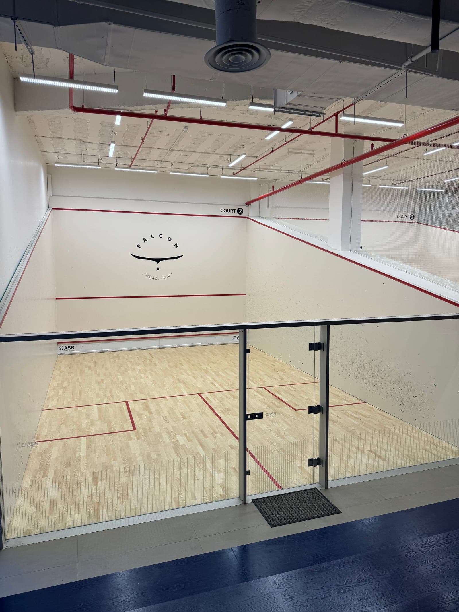 Falcon Squash Club court